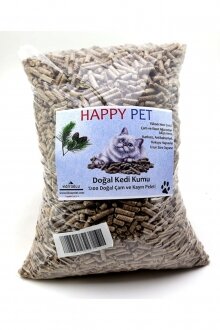 Happy Pet Mat Doğal Çam Ve Kayın Pelet 15 lt Kedi Kumu kullananlar yorumlar